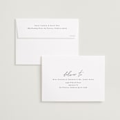 "Horizon" - Save the Dates in Silk by Kelly Schmidt - FREE Recipient Addressing