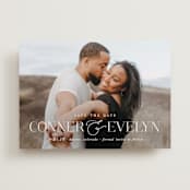 "Simple name" - Save the Dates in Pearl by Brooke Chandler - Front