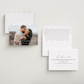 "Simple name" - Save the Dates in Pearl by Brooke Chandler - Assembled