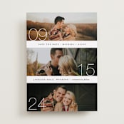 "Moments" - Save the Dates in Cotton by Kimberly FitzSimons - Front
