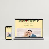 "Enchanted Rose from Disney's Beauty & The Beast" - Save the Dates in Minosa by Leah Bisch - FREE Wedding Website