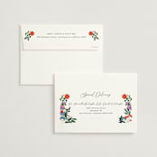 "A Garden Tea Party" - Save the Dates in Evening by Elly - FREE Recipient Addressing