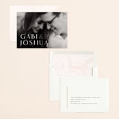 "Fineline" - Save the Dates in Morganite by kelli hall - Assembled