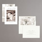 "Happy Together in Love" - Save the Dates in Snow by Chris Griffith - Assembled