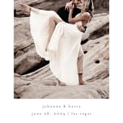 "Happy Together in Love" - Save the Dates in Snow by Chris Griffith - Detail
