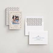 "Happy Day" - Save the Dates in Dusty Blue by Lucia Saisse - Assembled