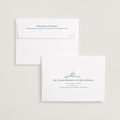 "Happy Day" - Save the Dates in Dusty Blue by Lucia Saisse - FREE Recipient Addressing