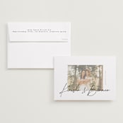 "So cool" - Save the Dates in Noir by Phrosné Barwood - Save the Date with Envelope
