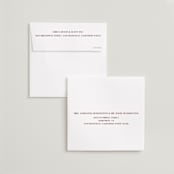 "Center Cut" - Save the Dates in Burgundy by Ani Somi - FREE Recipient Addressing