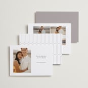 "Aside" - Save the Dates in Quartz by Kristie Kern - Back of Card Options
