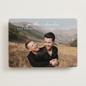 "Inked" - Save the Dates in Cloud by JoAnn Jinks - Front