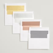 "Inked" - Save the Dates in Cloud by JoAnn Jinks - Envelope Liner Options