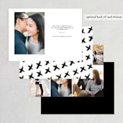 "Say I Do" - Save the Dates in Blanc by Paige Carrington - Back of Card Options
