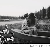 "Say I Do" - Save the Dates in Blanc by Paige Carrington - Detail