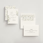 "Fleur" - Save the Dates in Lily by Everett Paper Goods - Assembled