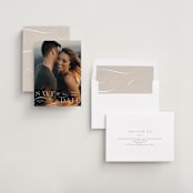 "Flourish" - Save the Dates in Vanilla by Ashley Rosenbaum - Assembled