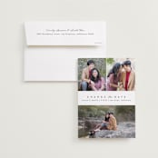"Simple Date" - Save the Dates in Frosting by Brianne Larsen - Save the Date with Envelope