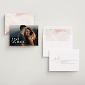 "Eloquent" - Save the Dates in Pearl by Jennifer Postorino - Assembled