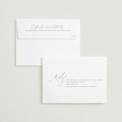 "Eloquent" - Save the Dates in Pearl by Jennifer Postorino - FREE Recipient Addressing