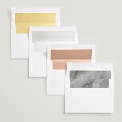 "Moments" - Save the Dates in Pearl by Paula Pecevich - Envelope Liner Options