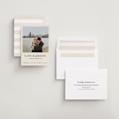 "Love is Patient" - Save the Dates in Champagne by Samantha Barkla - Assembled