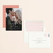 "His & Hers" - Save the Dates in Cloud by Carolyn MacLaren - Assembled