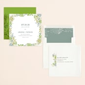 "Fling" - Save the Dates in Clover by Andrea Mentzer - Assembled
