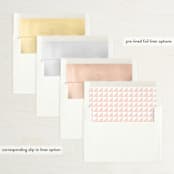"portfolio" - Save the Dates in Blush by Robin Ott - Envelope Liner Options