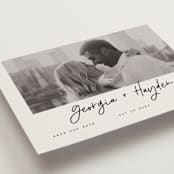 "Nashville" - Save the Dates in Ivory by Susan Brown - Detail