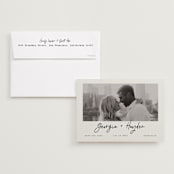 "Nashville" - Save the Dates in Ivory by Susan Brown - Save the Date with Envelope
