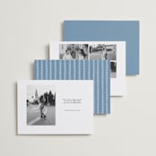 "Perfect Day" - Save the Dates in Aquamarine by Elisa Lara Campos - Back of Card Options