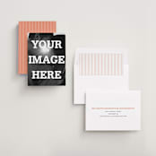 "The Big Picture" - Save the Dates in Ivory by Minted - Assembled