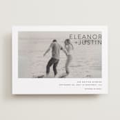 "enbolden" - Save the Dates in Blanc by Erin Deegan - Front