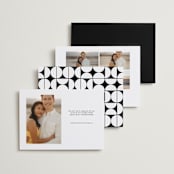 "enbolden" - Save the Dates in Blanc by Erin Deegan - Back of Card Options