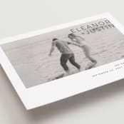 "enbolden" - Save the Dates in Blanc by Erin Deegan - Detail
