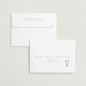 "Growing Together" - Save the Dates in Petunia by Claudia Orengo - FREE Recipient Addressing