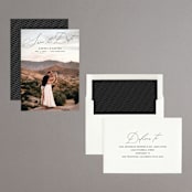 "Smitten" - Save the Dates in Ebony by Nicoletta Savod - Assembled