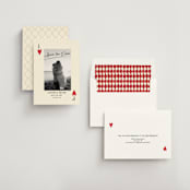 "Red Hearts" - Save the Dates in Champagne by Helena Vitto - Assembled