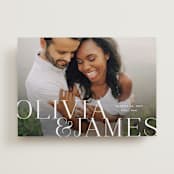 "This Couple" - Save the Dates in Pearl by Lauren Chism - Front