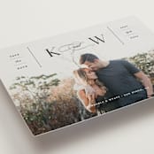 "Romantic Label" - Save the Dates in Ink by Carolyn MacLaren - Detail