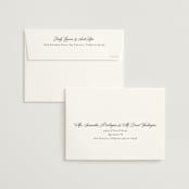 "Romantic Label" - Save the Dates in Ink by Carolyn MacLaren - FREE Recipient Addressing