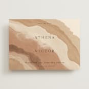 "Rustic Abstract" - Save the Dates in Sahara by Elly - Front