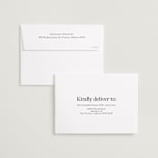"Epic" - Save the Dates in Snow by Jackie Crawford - FREE Recipient Addressing