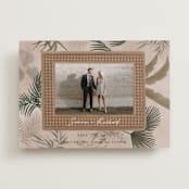 "Tropical Rattan" - Save the Dates in Rattan by Elly - Front