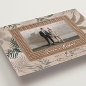 "Tropical Rattan" - Save the Dates in Rattan by Elly - Detail