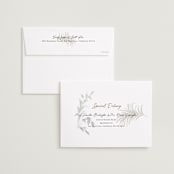 "Tropical Rattan" - Save the Dates in Rattan by Elly - FREE Recipient Addressing