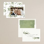 "Nature Love" - Save the Dates in Navy by Susan Moyal - Assembled
