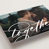 "Bring us together" - Save the Dates in Pearl by Jessica Corliss - Detail