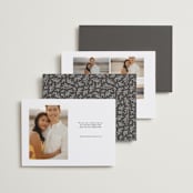 "A Day to Remember" - Save the Dates in Charcoal by Brandy Folse - Back of Card Options