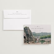 "A Day to Remember" - Save the Dates in Charcoal by Brandy Folse - Save the Date with Envelope